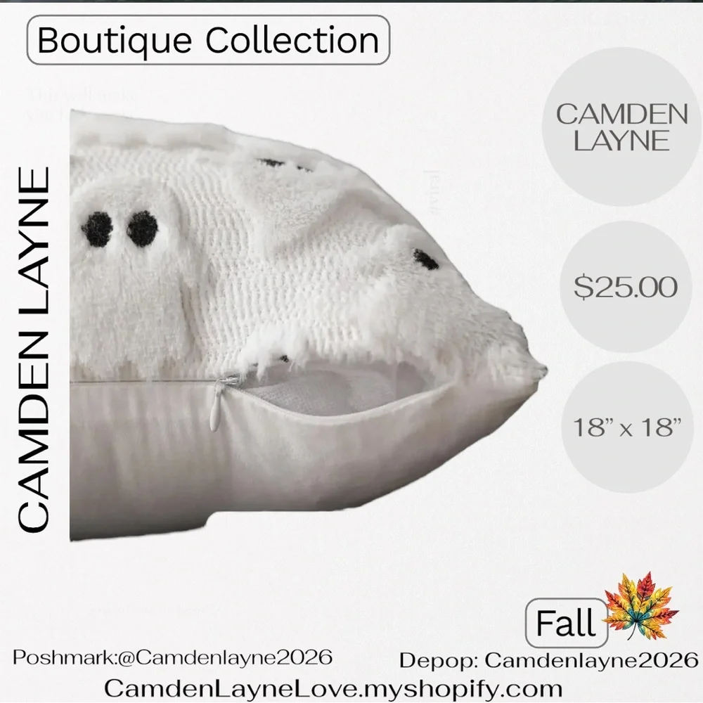 Camden Layne Spooky Ghost Pillow Covers